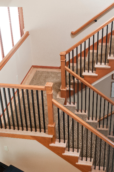 Open central stair case 2 | Young & Son Woodworks