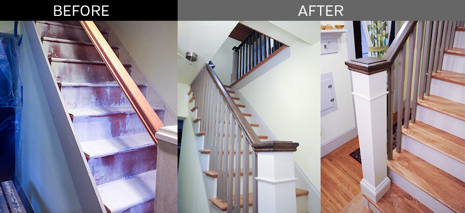 Before & After Staircase Remodel